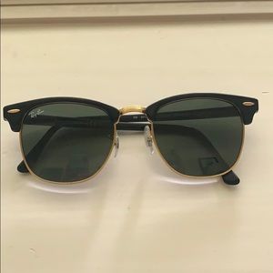 Ray Ban Sunglasses (black clubmasters)